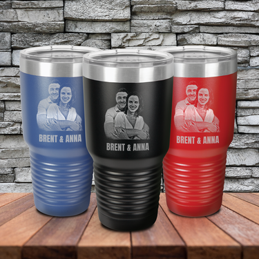 Custom Couple Photo Tumbler